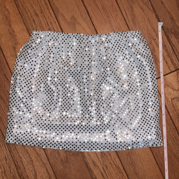 Multi-wear handmade sequins tube top/micro mini skirt - Picture 3 of 5
